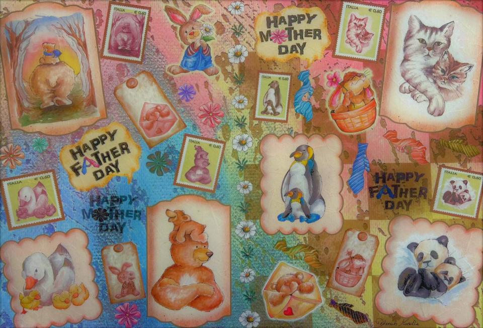 Carta riso father day stamperia 1 foglio 33x48 (cm)