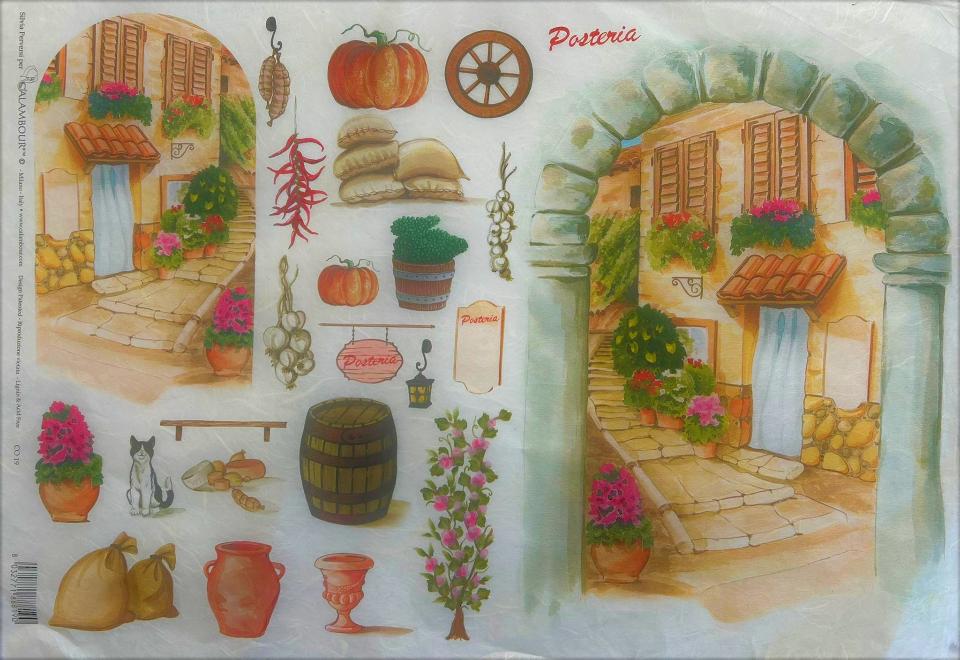 Carta riso pasteria stamperia 1 foglio 33x48 (cm)