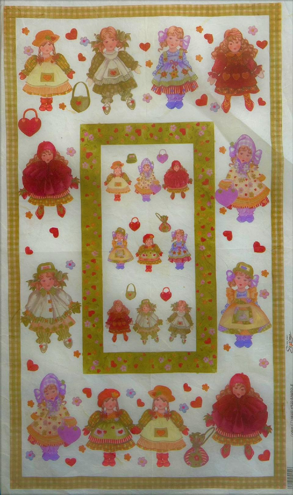 Carta riso bambole stamperia 1 foglio 33x48 (cm)