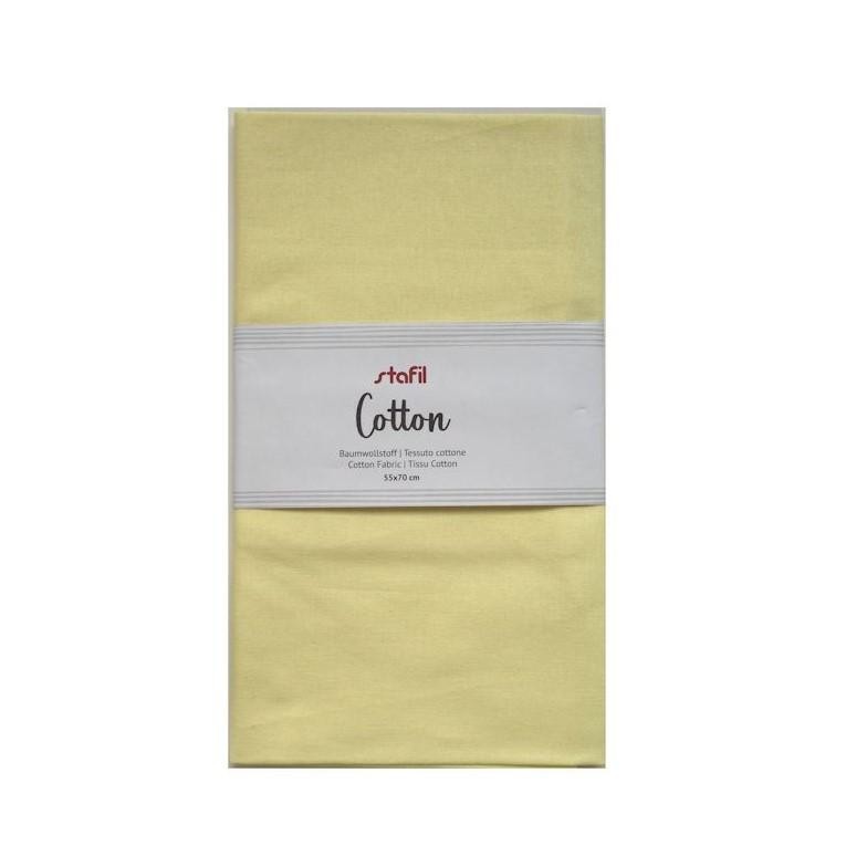 Tessuto cottone colore giallo Stafil 55x70 cm