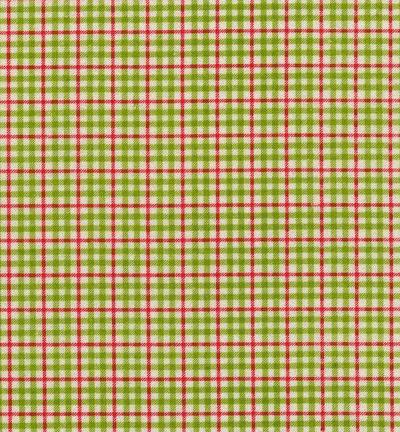 Panno tartan panna, rosso / verde stafil 30x40cm