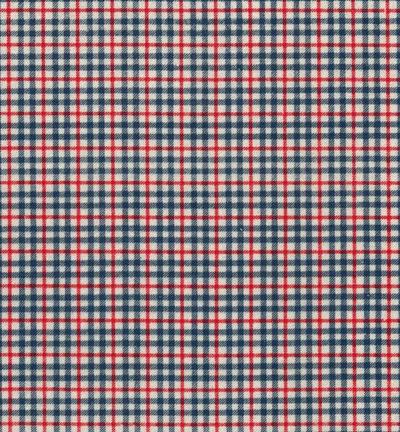 Feltro tartan panna, rosso / blu stafil 30x40cm