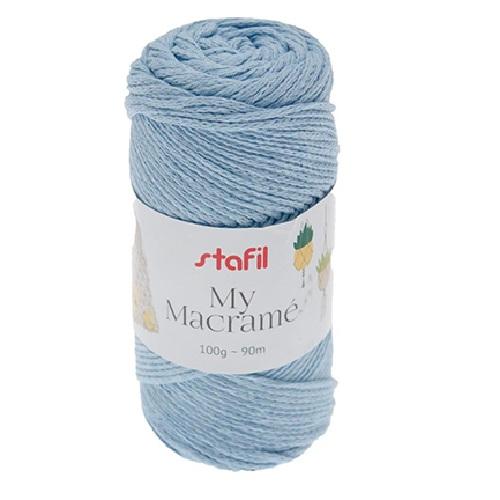 My Macramè colore azzurro baby stafil 100g - 90m