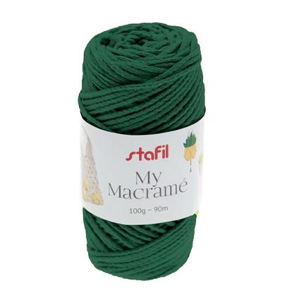 My Macramè colore verde scuro stafil 100g - 90m