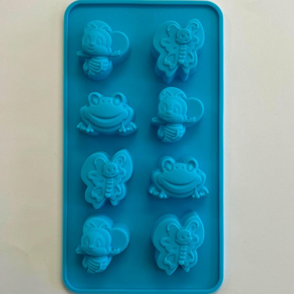 Stampo in silicone - Farfalle  api e Rane hobby fun 12 cm x 20cm