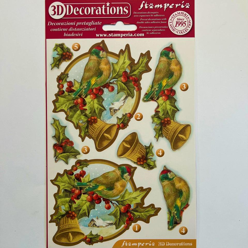 Sticker 3D Campane Stamperia 15 x 25 cm