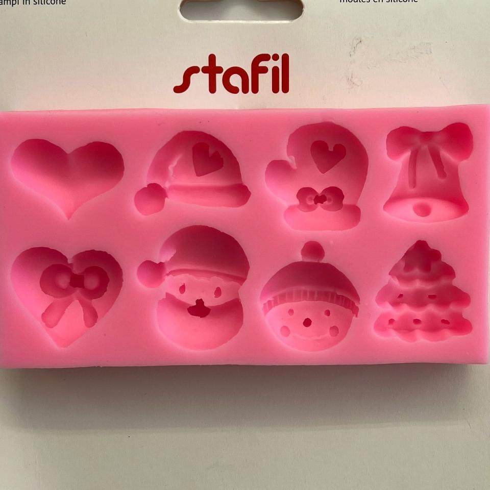Stampo in silicone figure natalizie Stafil 7 x 12,5