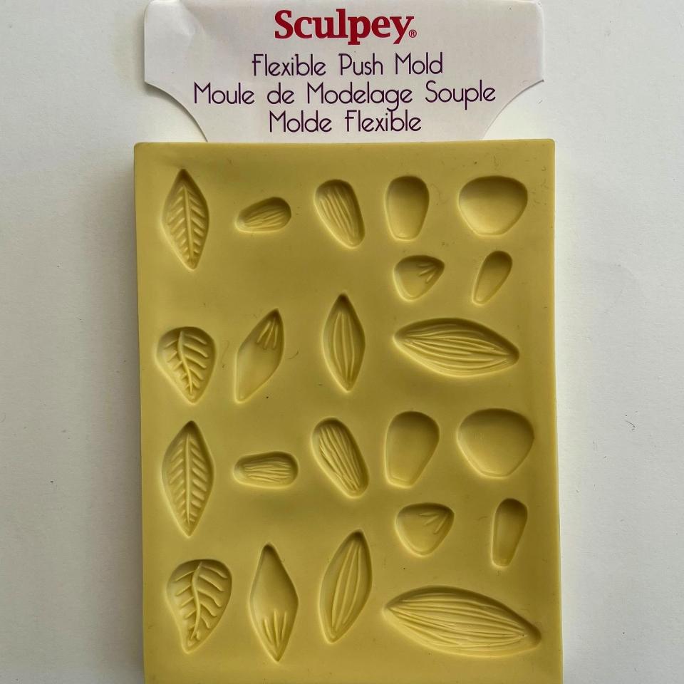 Stampo in silicone foglie Sculpey 9,5 x 12,5 cm