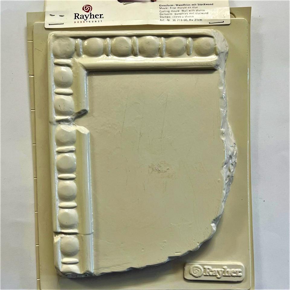 Stampo in plastica - rilievo a stucco rayher 18 cm x 23 cm