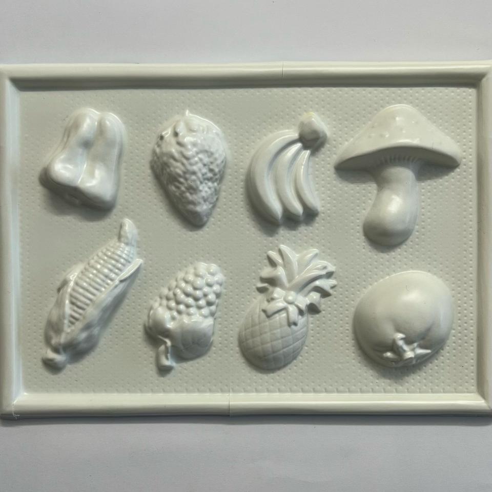 Stampo in plastica - ortaggi Effetti 15 cm x 21 cm