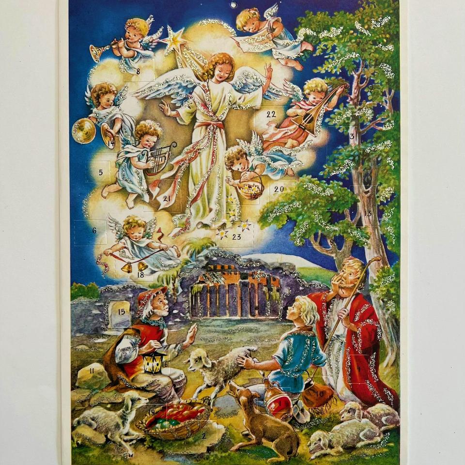 Calendario avvento angeli e re magi papeterie busta da 1 pezzo 21 x 29,7