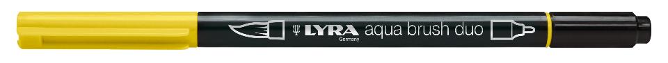 pennarello aqua brush duo lyra giallo cromo chiaro