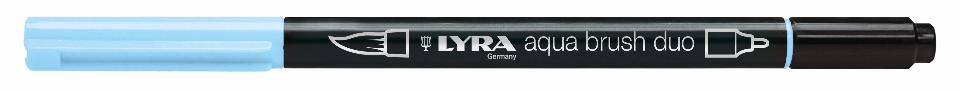 pennarelli aqua brush duo lyra blu glaciale