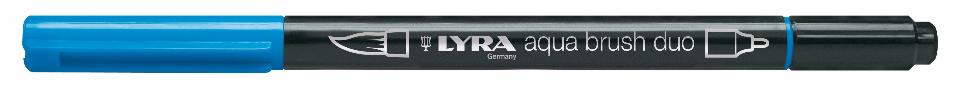 pennarello aqua brush duo lyra ceruleo