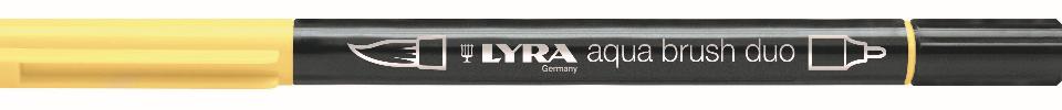 pennarello aqua brush duo lyra giallo chiaro