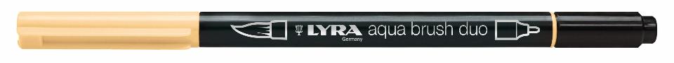pennarello aqua brush duo lyra arancio pallido