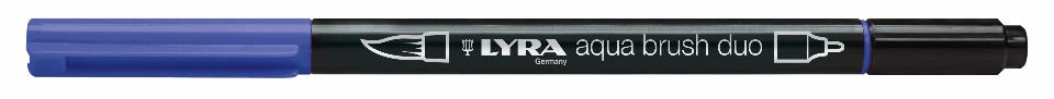 pennarello aqua brush duo lyra oltremare scuro