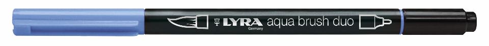 pennarello aqua brush duo lyra smalt blue