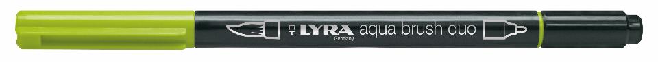 pennarello aqua brush duo lyra stil de grain giallo