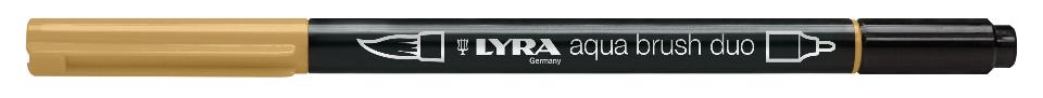 pennarello aqua brush duo lyra marrone ocra