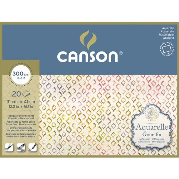 Blocco acquerello Canson Grana Fine 31 x 41 cm