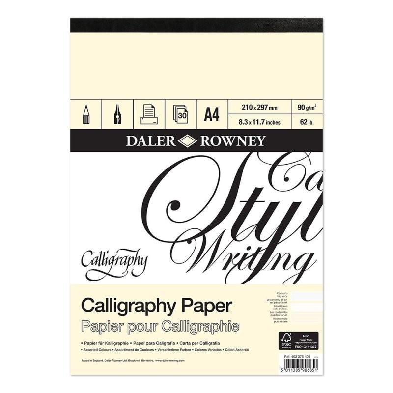 blocco di carta per calligrafia daler rowney 297 x 210 mm 30 fogli