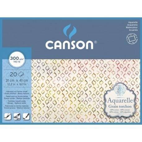 Blocco acquerello Canson Grana Ruvida 31 x 41 cm