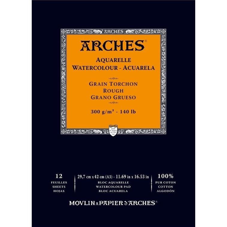 Blocco acquerello Arches Movlin a Papier j'Arches Grana Grossa 29,7 x 42 cm