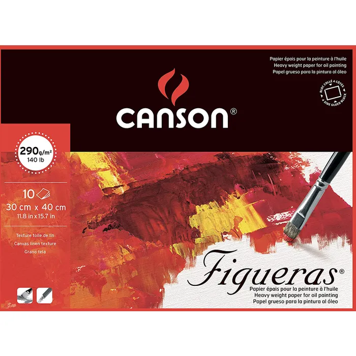 Blocco Figueras Canson 30 x 40 cm | 10 fogli | 290 g/m2