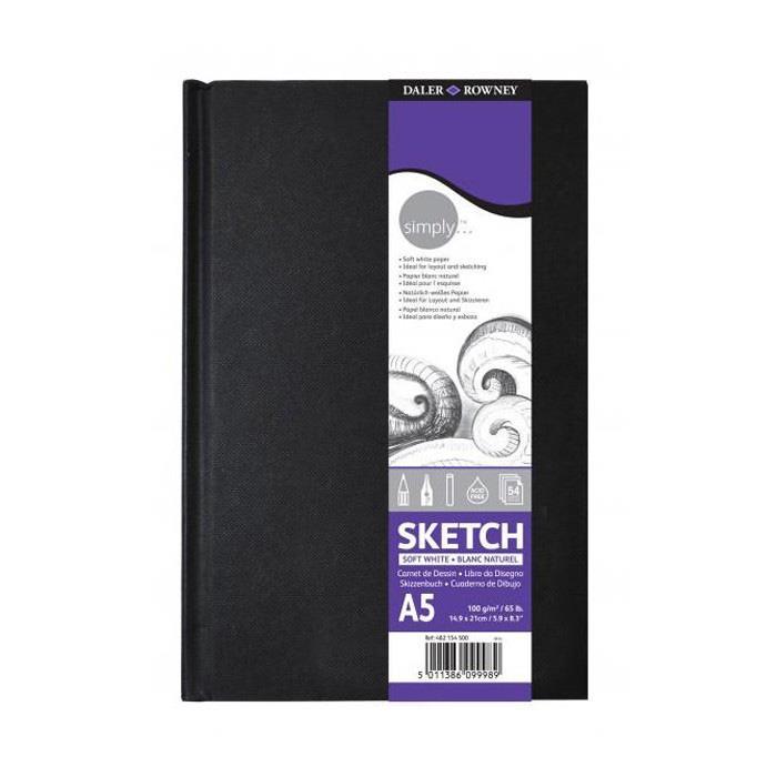Sketch book daler rowney A514.9 x  21 cm 100 g/m²