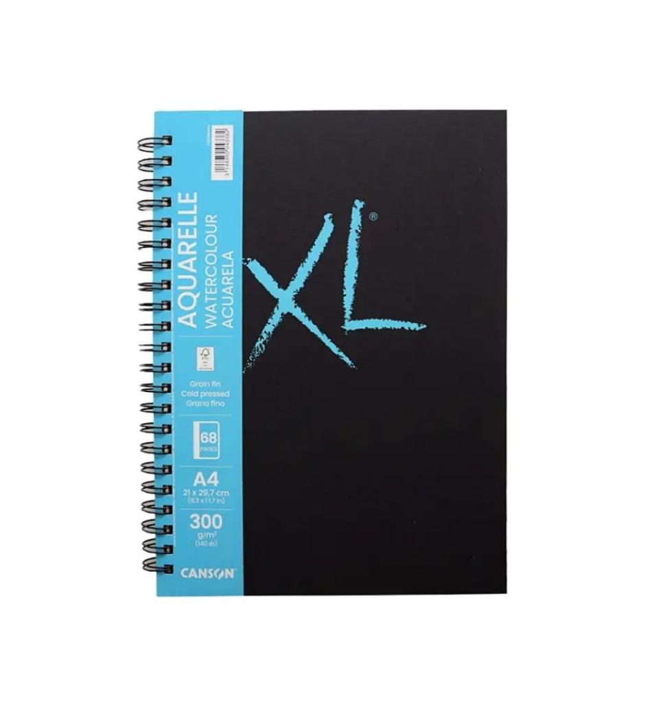 Blocco spiralato per acquerello  XL Canson A4 21 x 29,7 | 68 Fogli | 300 g/m2