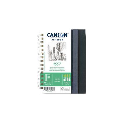 Blocco di carta da disegno Canson A5 14,8 x 21 cm | 100 Fogli | 120 g/m²