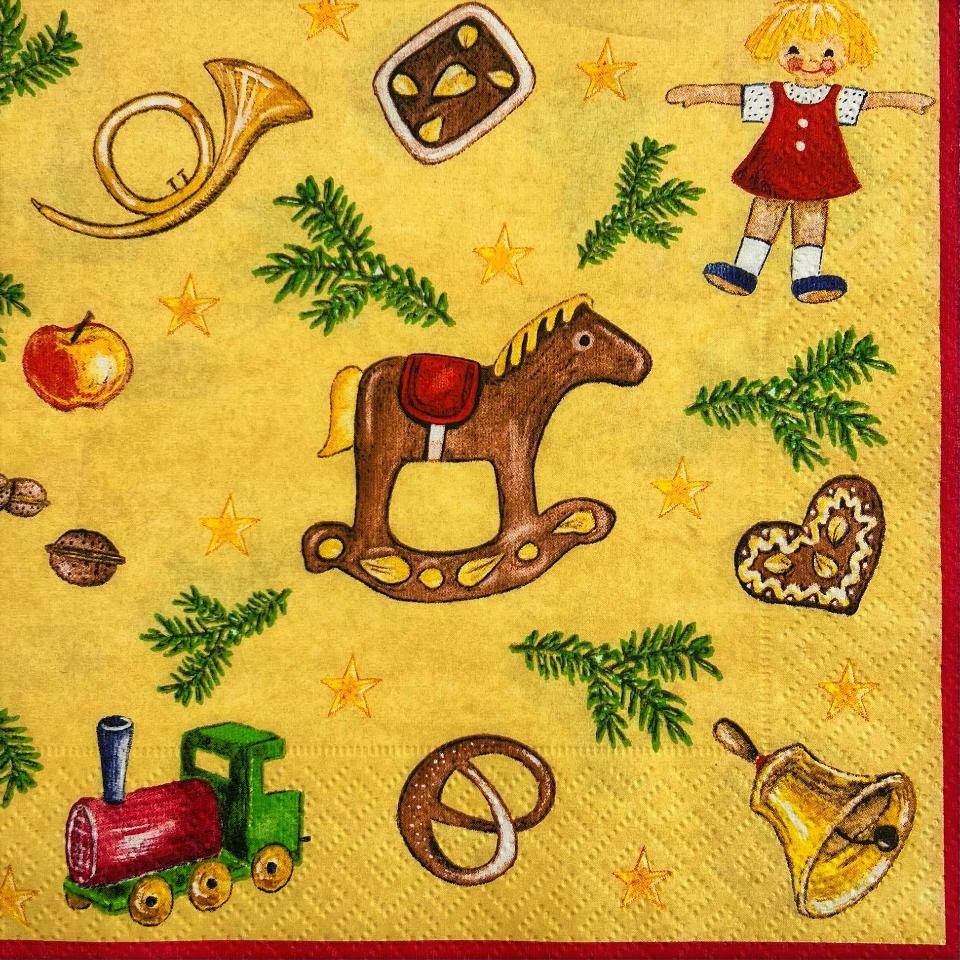 tovaglioli per decoupage decori natalizi arti e grafica busta da 2 pezzi 33x33 cm