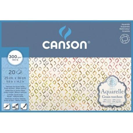 Blocco acquerello Canson Grana grossa 25 x 36 cm
