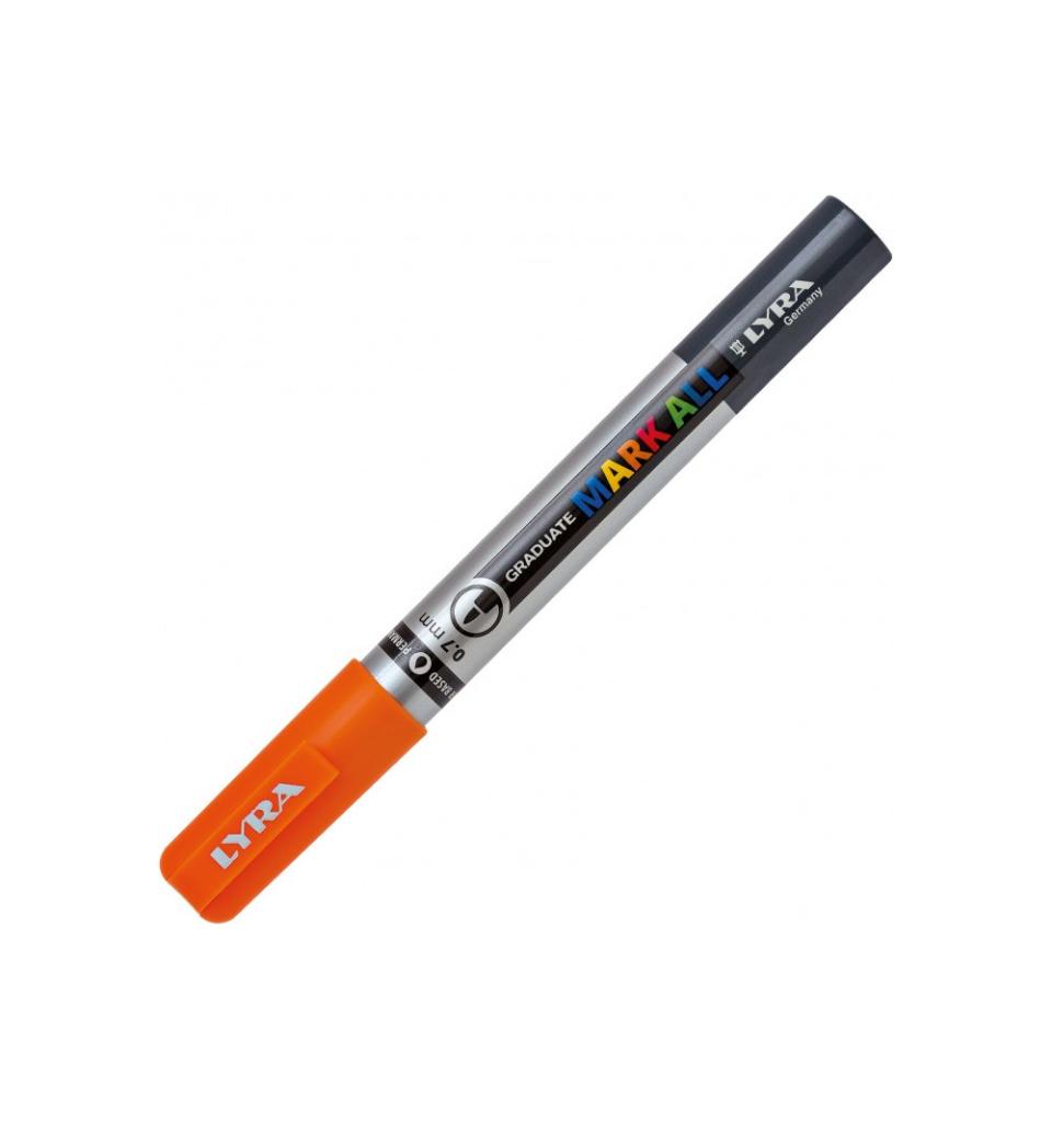 mark all (marcatori universali) lyra arancio xs (punta 0,7mm)
