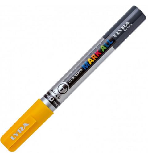 mark all (marcatori universali) lyra giallo 007 xs (punta 0,7mm)