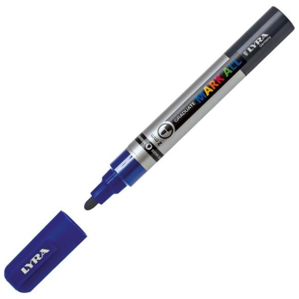 Mark all (marcatori universali) lyra blu m (punta 1 mm)