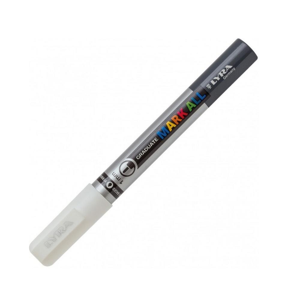Mark all (marcatori universali) lyra bianco s (punta 1 mm)