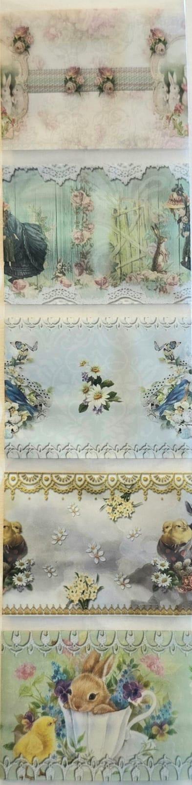 Pellicola Termoretraibile per Uova tema pasquale stafil Diametro 6 cm x 4 cm