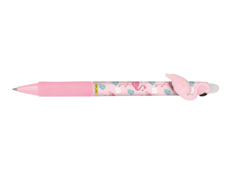 penna  cancellabile magixx inchiostro blu 0,7 mm OnLine flamingo