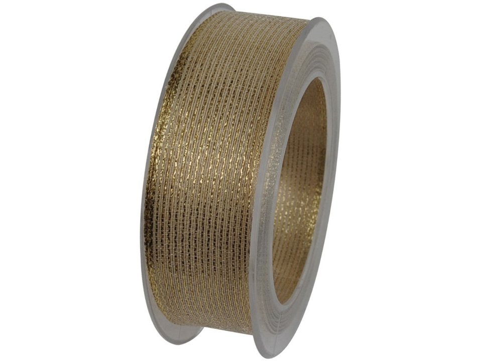 nastro avorio e oro Goldina 0.40mm x 1 mt