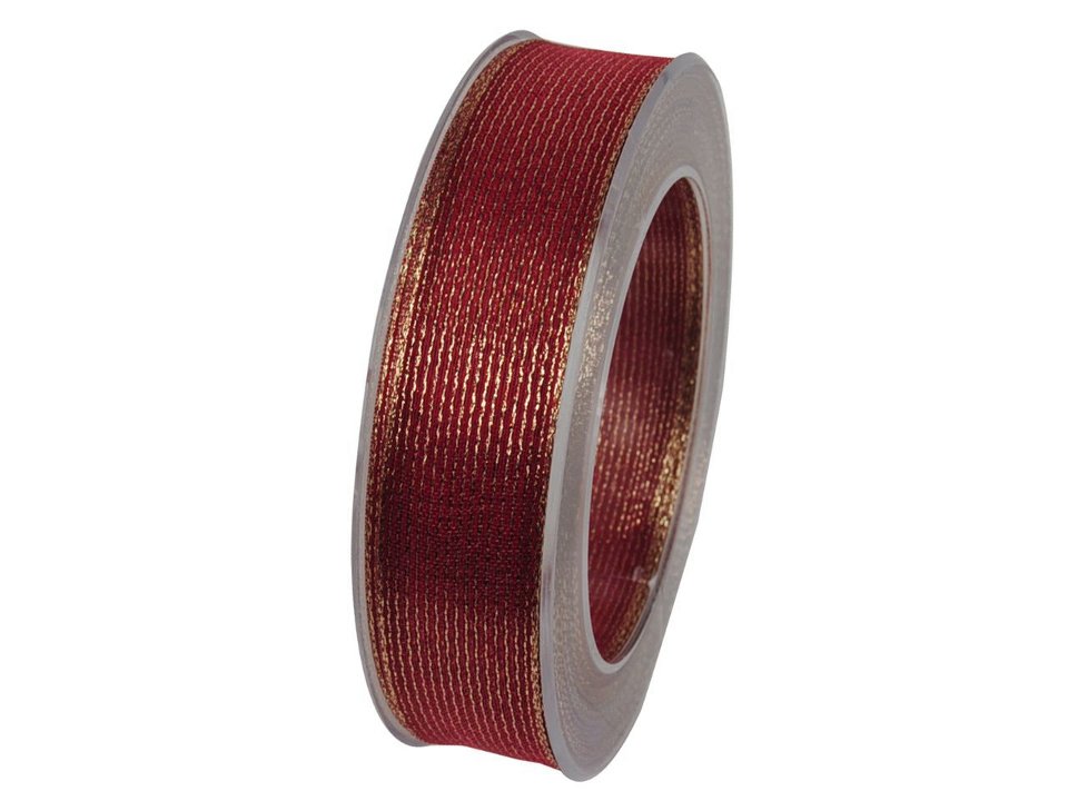 nastro rosso e oro Goldina 0.25mm x 1 mt