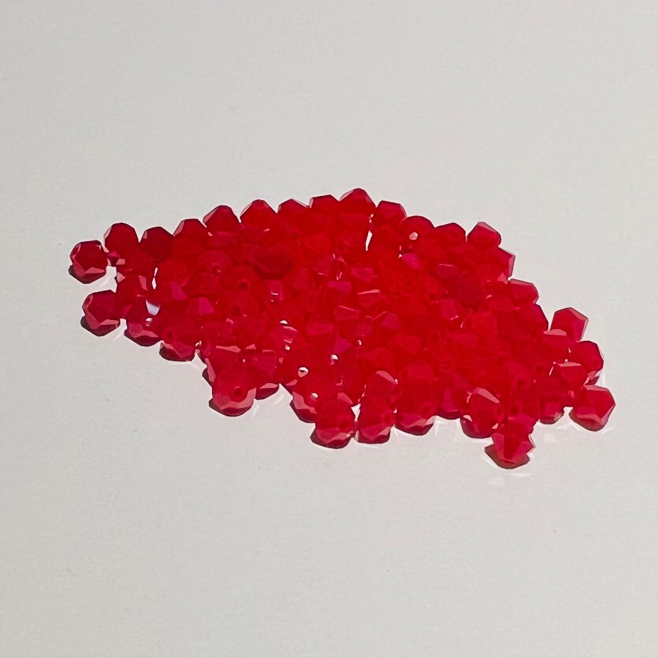 Swarovski bicono Dark Red Coral 4 mm swarovski 4 mm (busta da 100 pz)