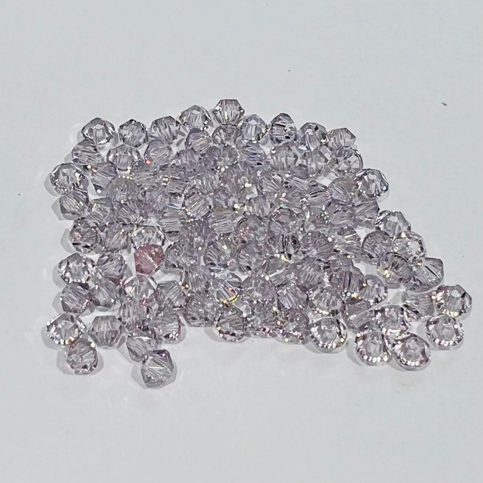 Swarovski bicono Smoke Mauve 3 mm swarovski busta da 100pz