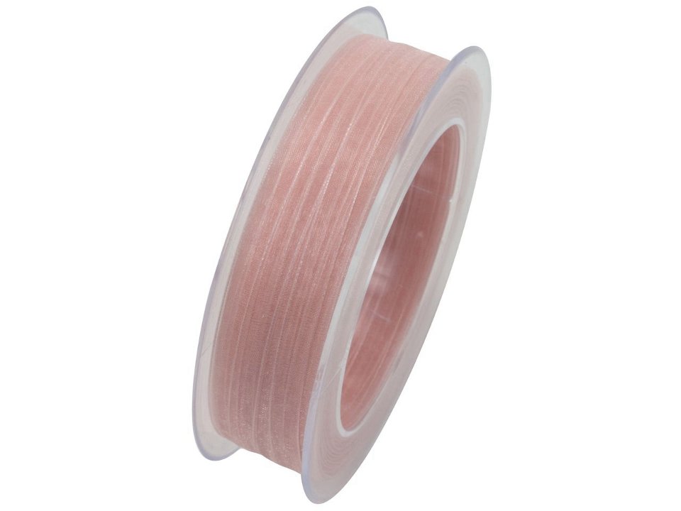nastro organza rosa 7mm Goldina busta da 5mt