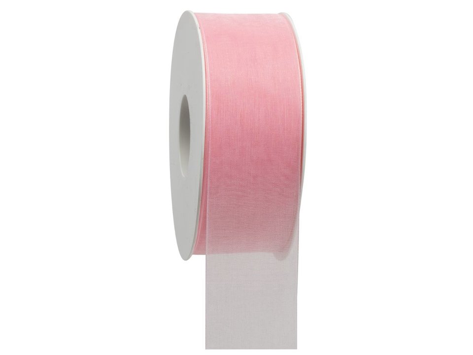 Nastro organza rosa Goldina 40 mm x 1 mt