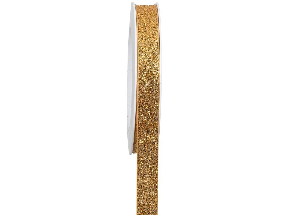 nastro glitterato oro Goldina 15mm x 1 mt