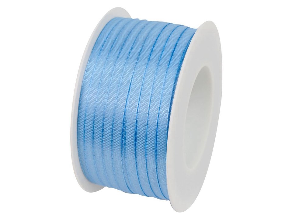 nastro decorativo azzurro medio  0,05 mm Goldina busta da  5mt
