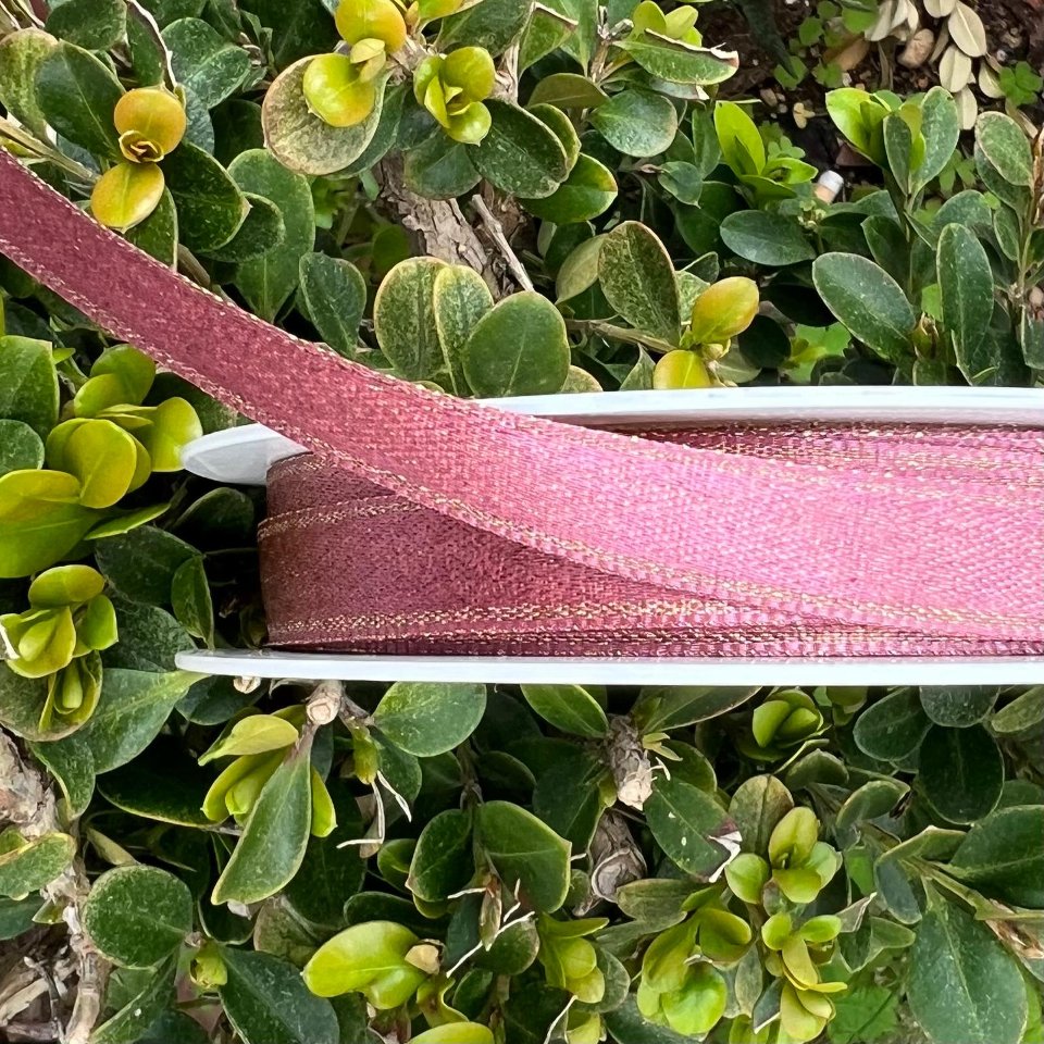 nastro colore rosa antico Goldina 10mm x 1 mt