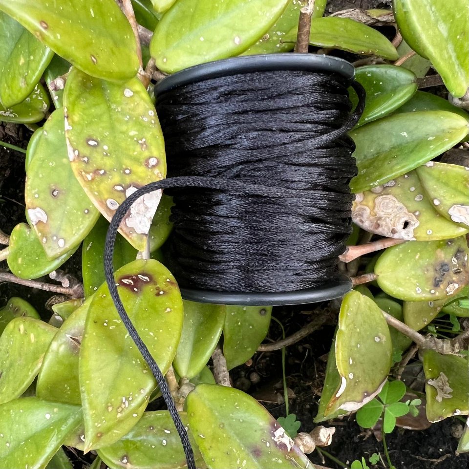 coda di topo nera stafil 3 mm x 10mt